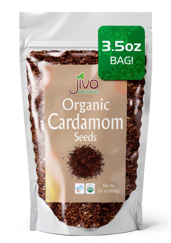 Organic Cardamom Seeds Jiva Organics Pure Premium Vegan-0