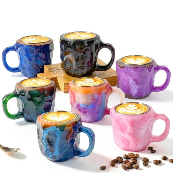 Mineral Crystal Coffee Mug YHAXP Elegant Design-3