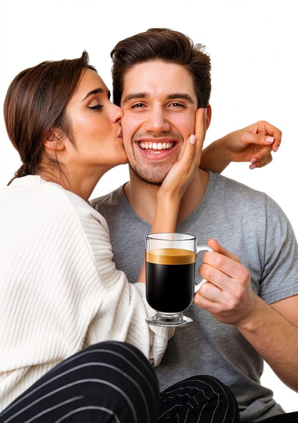 LUXU Transparent Coffee Glass Set Modern Insulated-4