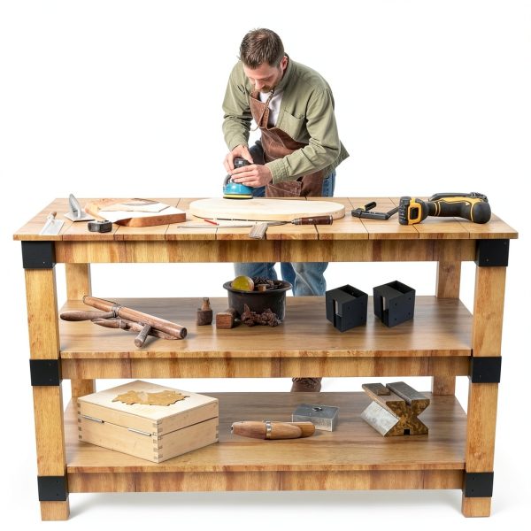 Heavy Duty Workbench Bracket Kit GOOCORREC 3‑Way Brackets for 2x4-5