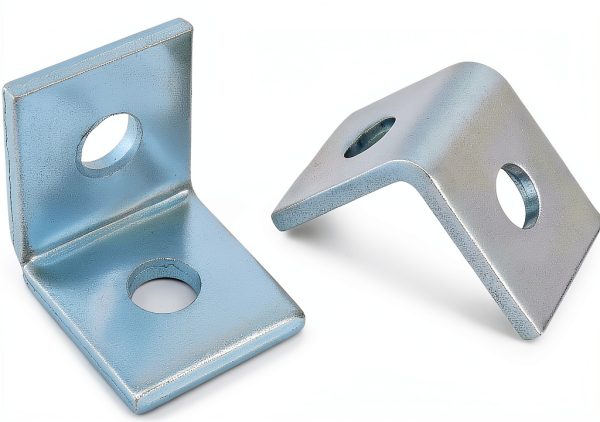 QWORK L-Shaped Connector Brackets 10-Pack for 1-5/8" Strut Channels-2