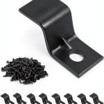 Table Top Fasteners Z Clips by SeptCity - Duty Metal 20-Pack Black-0