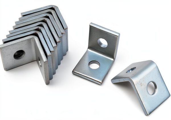 QWORK L-Shaped Connector Brackets 10-Pack for 1-5/8" Strut Channels-1