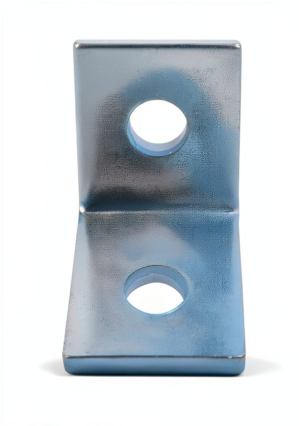 QWORK L-Shaped Connector Brackets 10-Pack for 1-5/8" Strut Channels-6