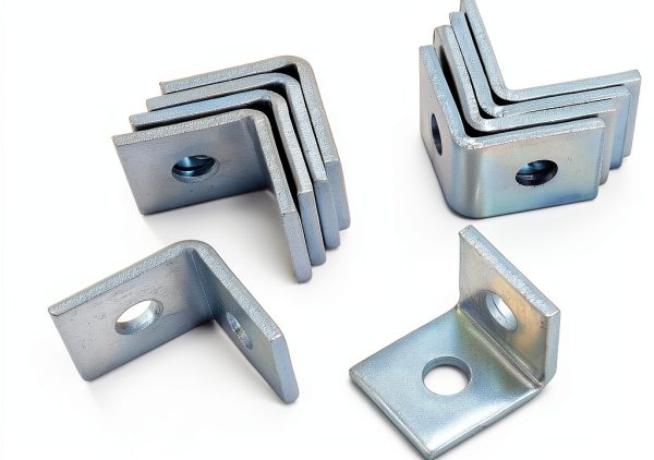 QWORK L-Shaped Connector Brackets 10-Pack for 1-5/8" Strut Channels-3