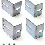 Garage Door Track Jamb Bracket Xadnitu 12 Gauge Steel 4‑Pack-0
