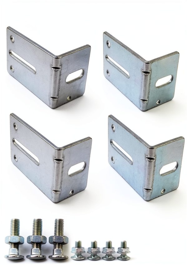 Garage Door Track Jamb Bracket Xadnitu 12 Gauge Steel 4‑Pack-0