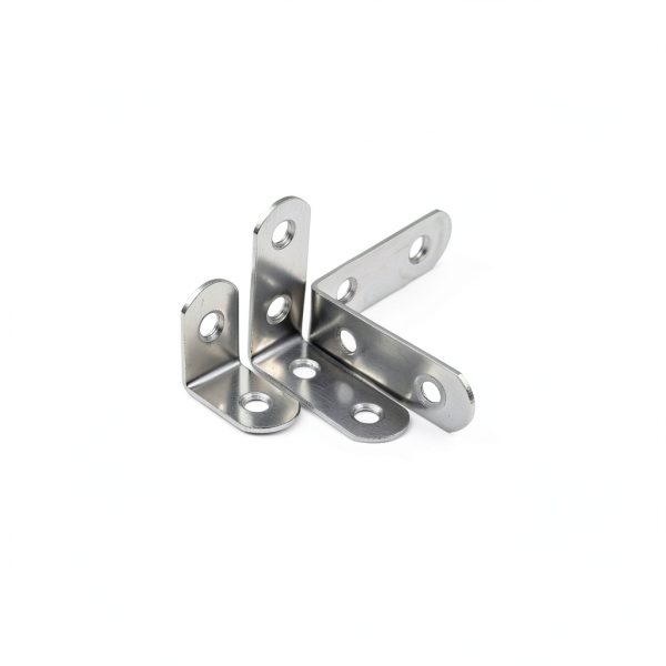 5 Sets Right Angle Corner Brackets with Screws 2cm Furniture Fastener-5