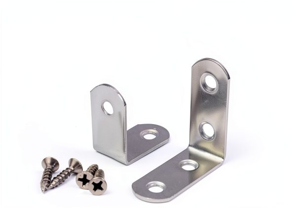 5 Sets Right Angle Corner Brackets with Screws 2cm Furniture Fastener-6