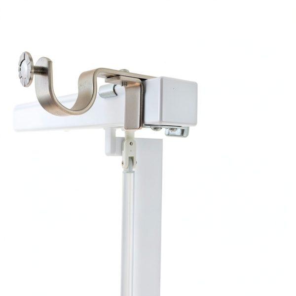 NoNo Bracket - Outside Mounted Blinds Curtain Rod Bracket Attachment (Set of 3) No Drill Clip on-3