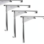 4pcs Valance Clips 3.5" Clear Vertical Blind Hidden Retainer Holder Installation Bracket with Built in Valance Outside Mount The headrail Size Measured 1.5"(38mm) in Top-0