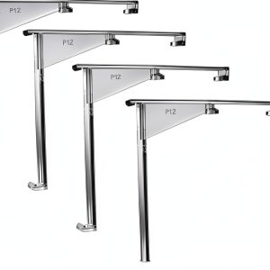 4pcs Valance Clips 3.5" Clear Vertical Blind Hidden Retainer Holder Installation Bracket with Built in Valance Outside Mount The headrail Size Measured 1.5"(38mm) in Top-0