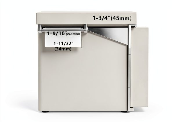 4pcs Valance Clips 3.5" Clear Vertical Blind Hidden Retainer Holder Installation Bracket with Built in Valance Outside Mount The headrail Size Measured 1.5"(38mm) in Top-1