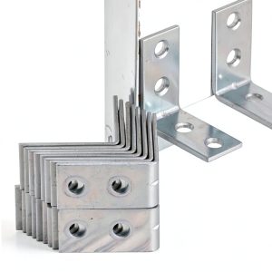 4 Hole 90° Bracket Corner Brace – 10pcs Steel L Brackets 3x3x1.5cm-0
