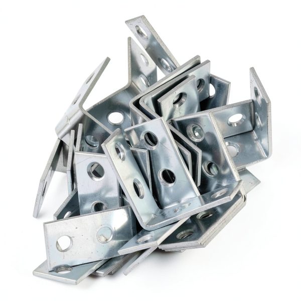 4 Hole 90° Bracket Corner Brace – 10pcs Steel L Brackets 3x3x1.5cm-6