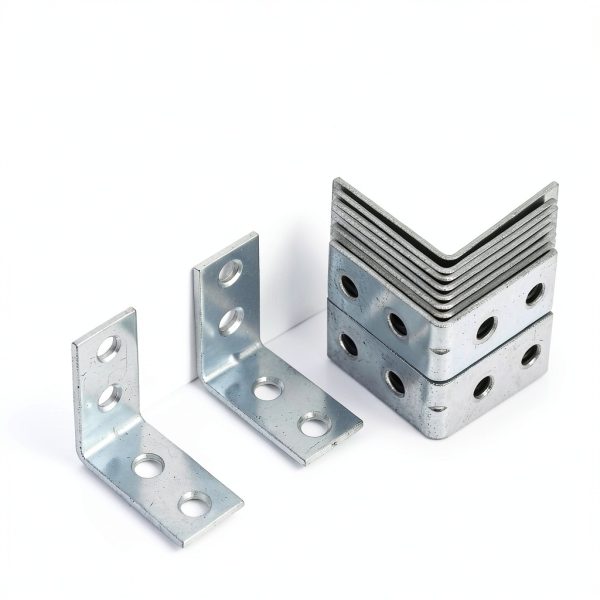 4 Hole 90° Bracket Corner Brace – 10pcs Steel L Brackets 3x3x1.5cm-4